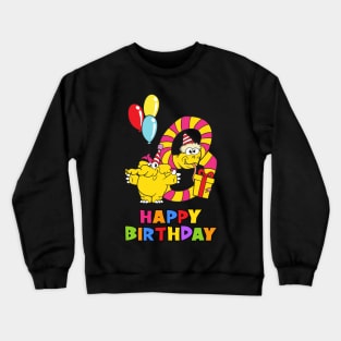 8th Birthday Party 8 Year Old Eight Years Crewneck Sweatshirt